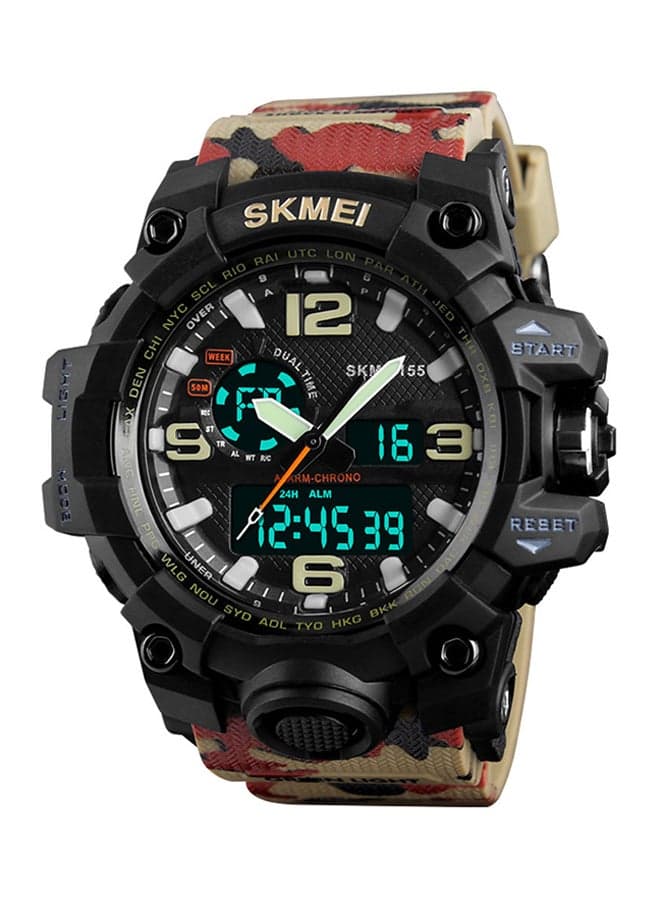 men Water Resistant Analog/Digital Wrist Watch 1155-5 - 50 mm