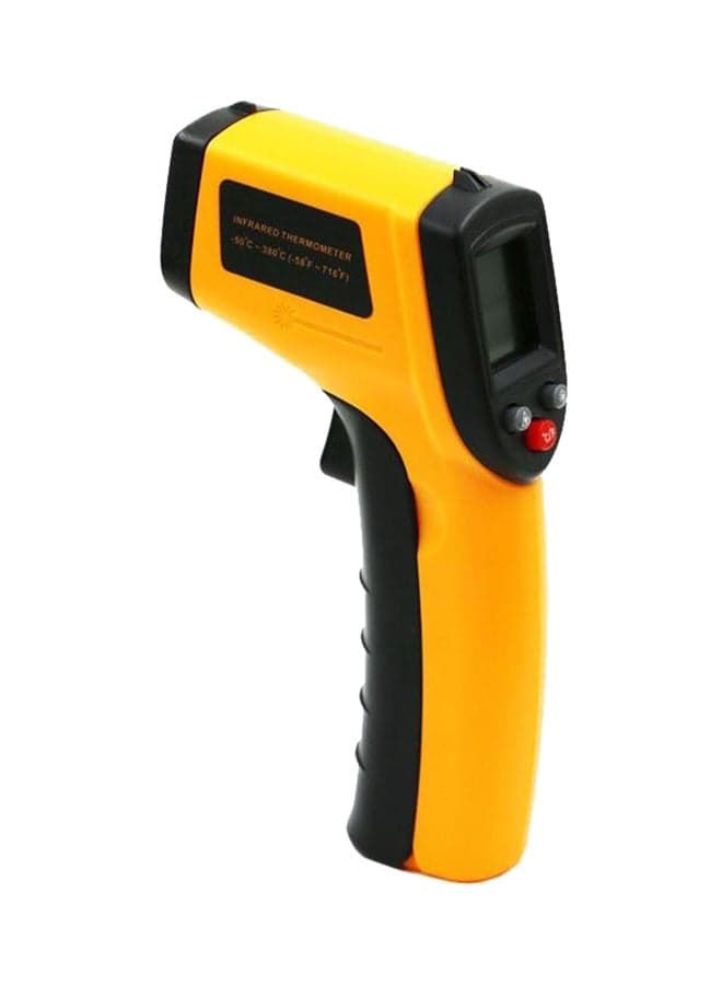 Digital Infrared Thermometer Yellow/Black 140x65x39mm