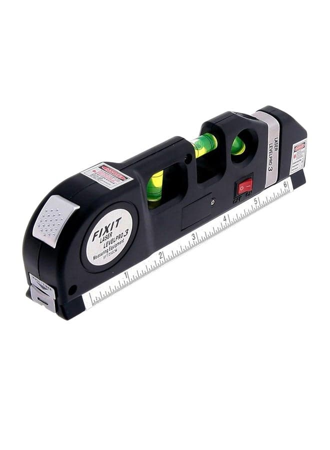 Pro3 Laser Level Measuring Tape Black/White