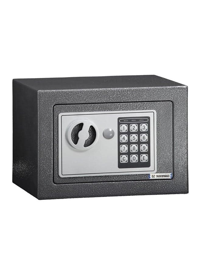 Electronic Safety Locker Black/Silver 23x17x17cm