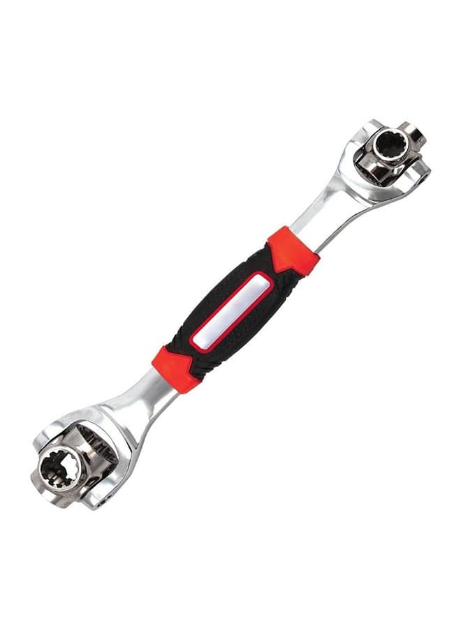 48-In-1 Universal Multi-Socket Tiger Wrench Silver/Black/Red