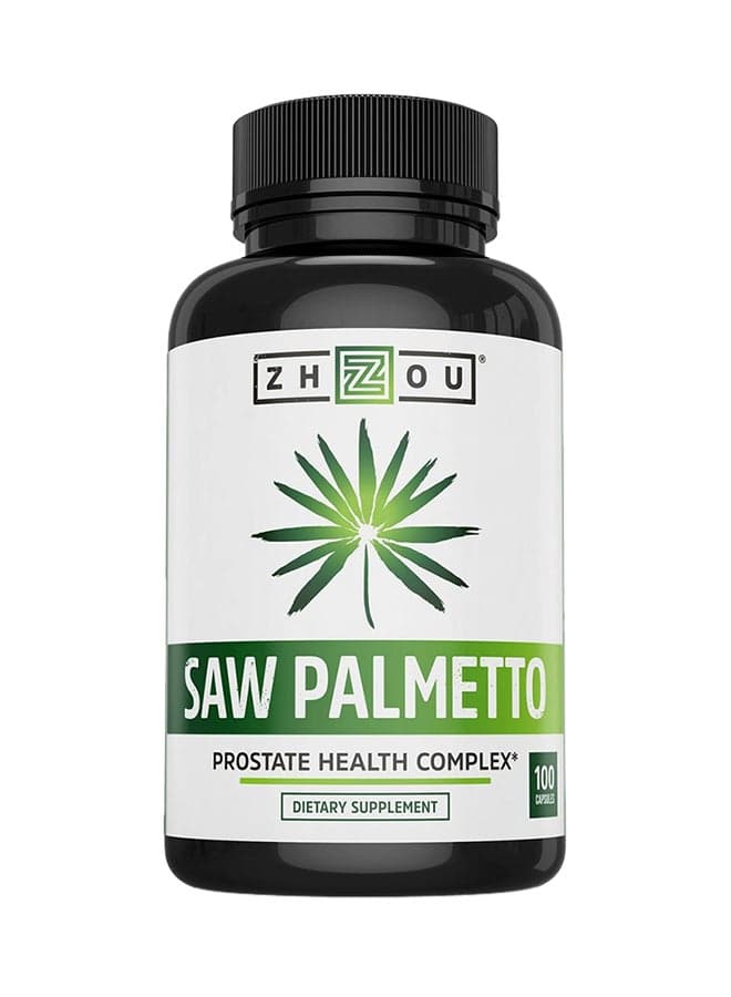 Saw Palmetto Supplement For Prostate Health Complex - 100 Capsules