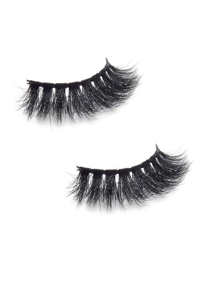 Hand Made Genuine Siberian 3D False Eyelashes Black