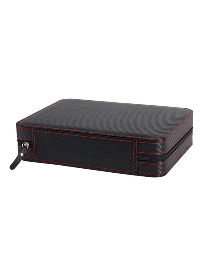 8-Slot PU Leather Watch Storage Bag QJ1536B8