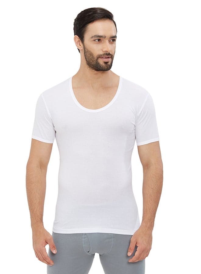 Aerocool Scoop Neck Undershirt White