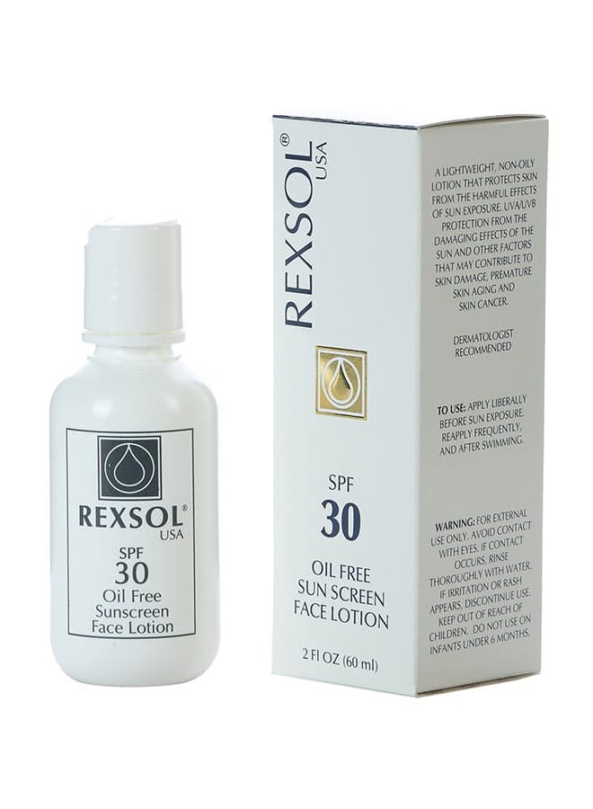 Oil Free Sunscreen Face Lotion SPF30 60ml