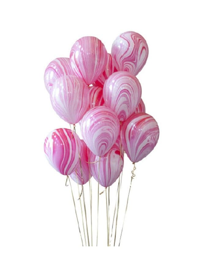 10-Piece Marble Agate Balloons 12inch