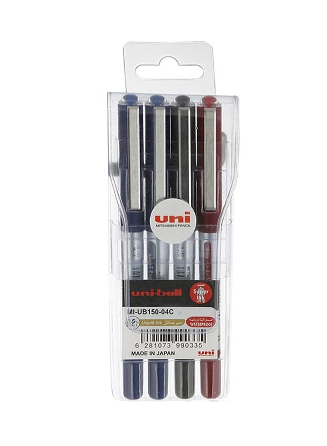 4-Piece Eye Micro Roller Pens