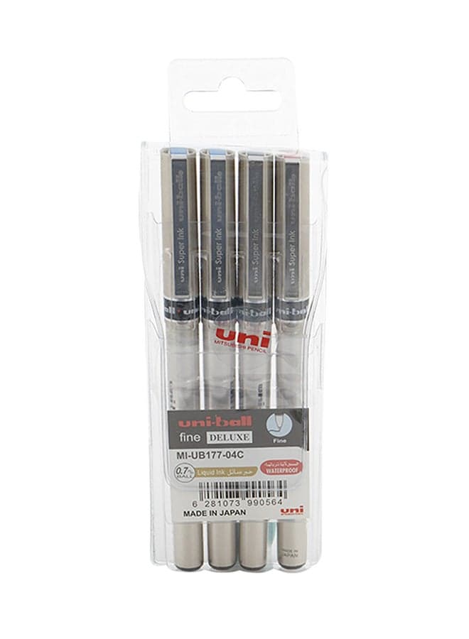 4-Piece Fine Deluxe Roller Pens