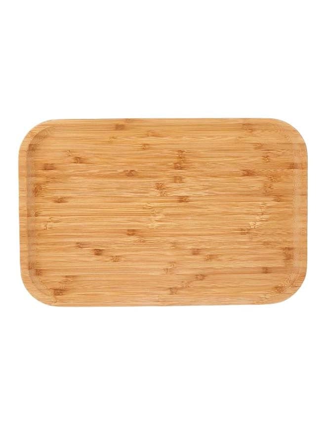 Rectangular Serving Tray Beige 45x35x3centimeter
