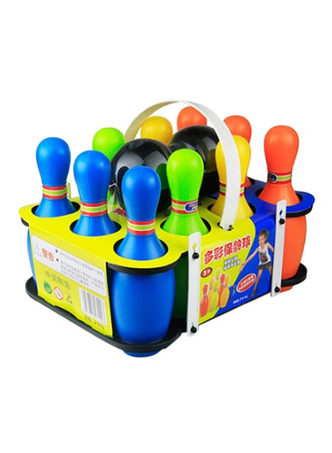 12 Piece Plastic Bowling Game Set 19cm