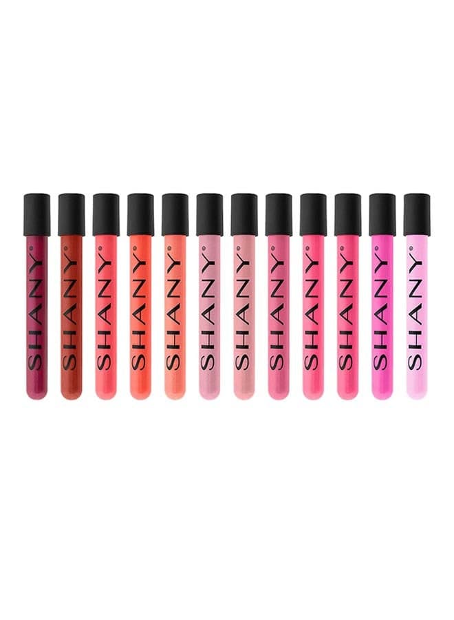 12-Piece The Wanted Ones Lip Gloss Set Multicolour