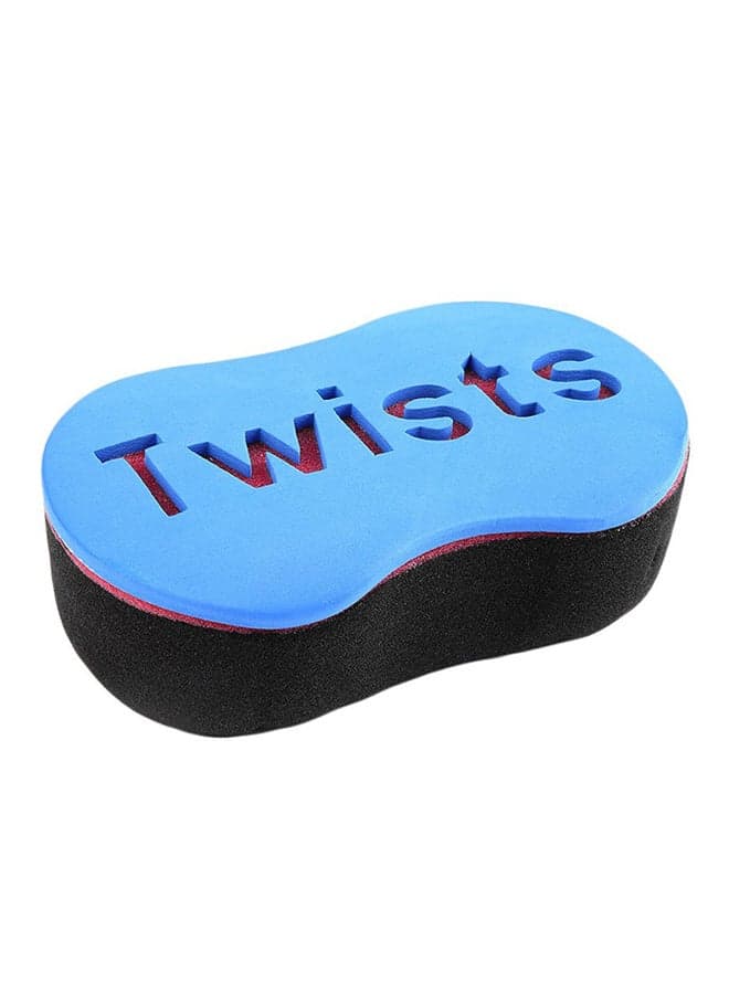 Wave Curls Hair Sponge Brush Black/Blue