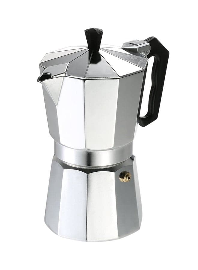 Espresso Maker 6-Cup Silver/Black