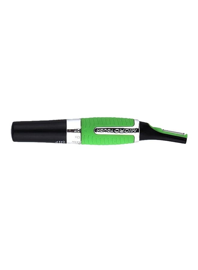 Multi-Function Hair Trimmer With Shaving Razor Green/Black/Silver