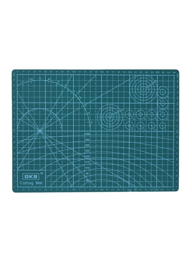 Double-Sided A4 Cutting Mat Green