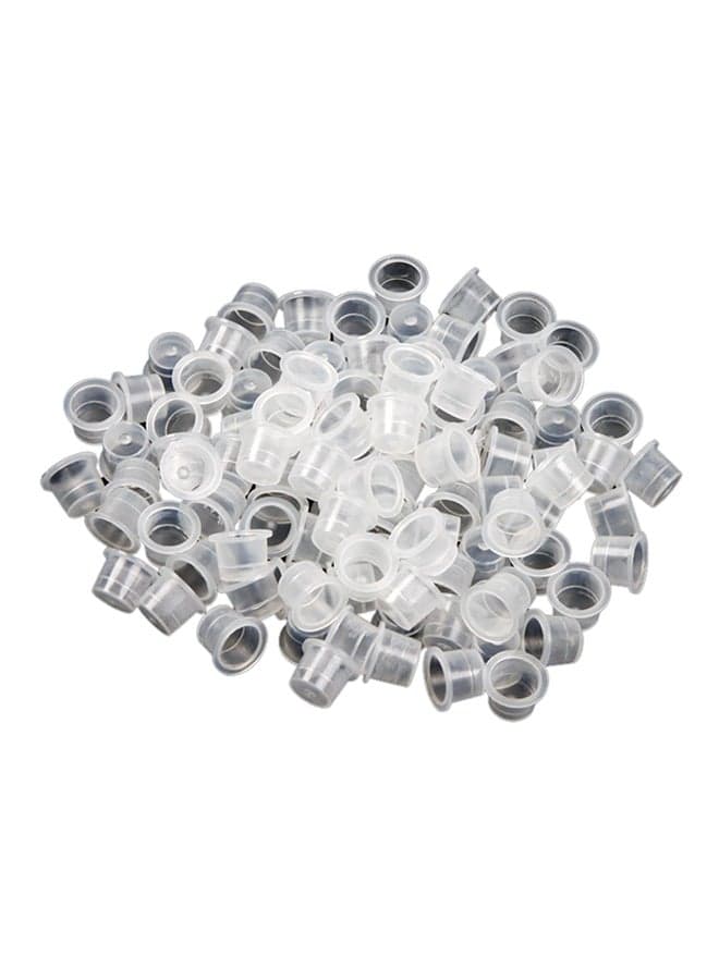 100-Piece Tattoo Ink Cups Set White