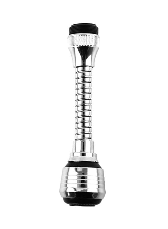 360 Degree Rotatable Faucet Silver/Black 17.5cm