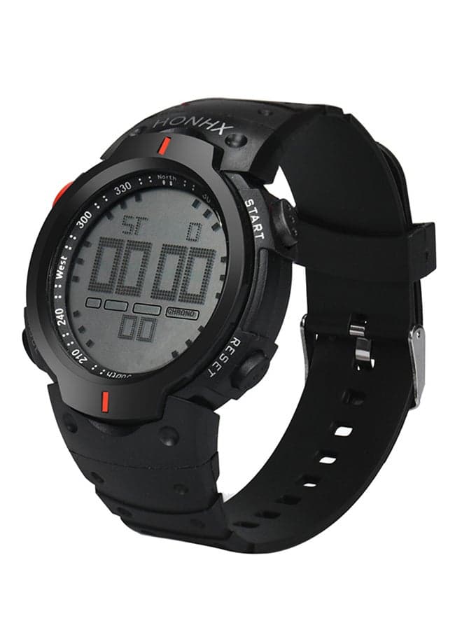 Men's Water Resistant Rubber Digital Watch XYQ61126121RD_U00491