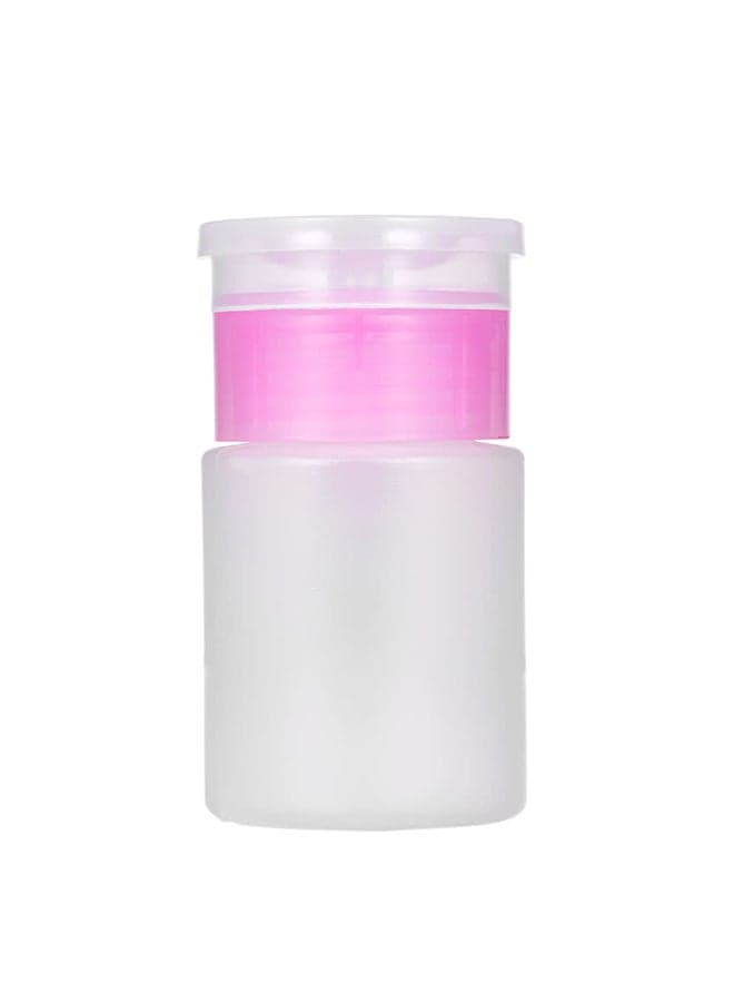 Nail Polish Push Down Remover Dispenser Pink/White
