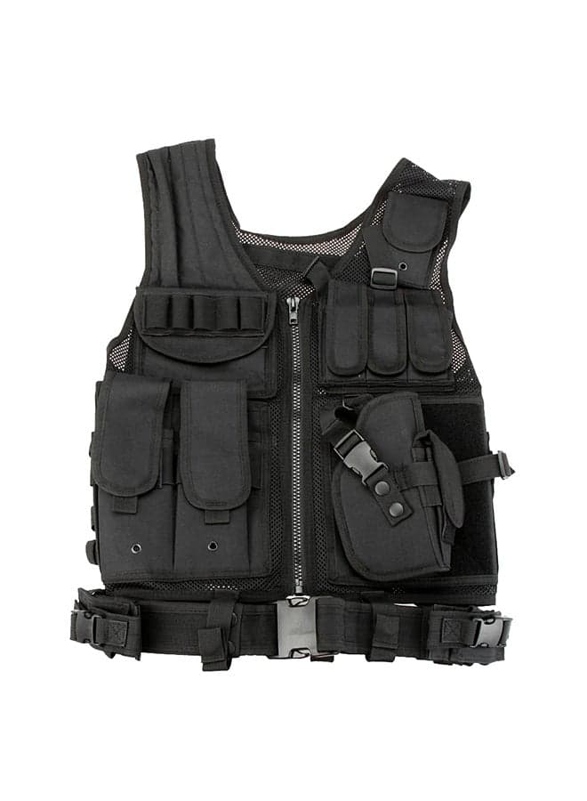 Military-Style Tactical Hunting Vest – Multi-Pocket Lightweight Outdoor Gear