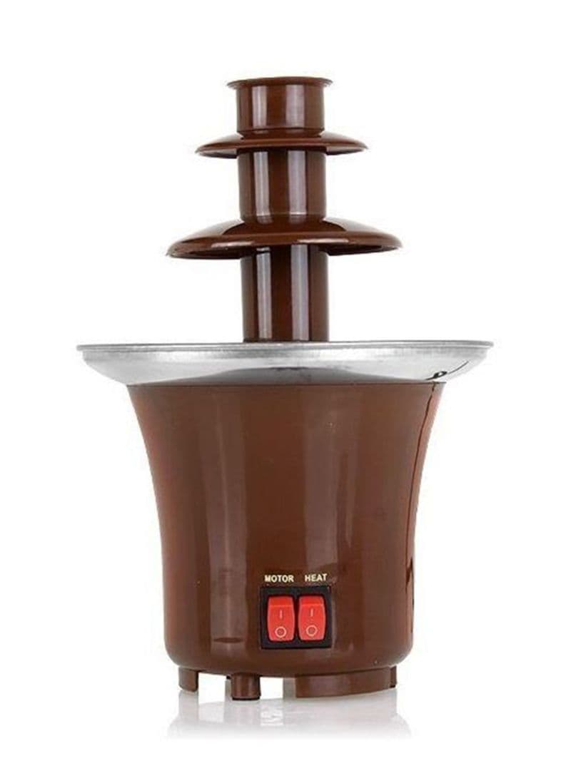 3 Tier Mini Chocolate Fondue Fountain ZFY-6 Brown