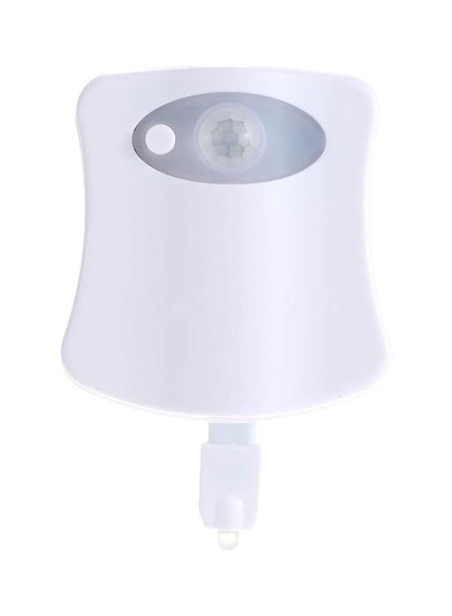 LED Toilet Night Light White 7x2x6.7cm
