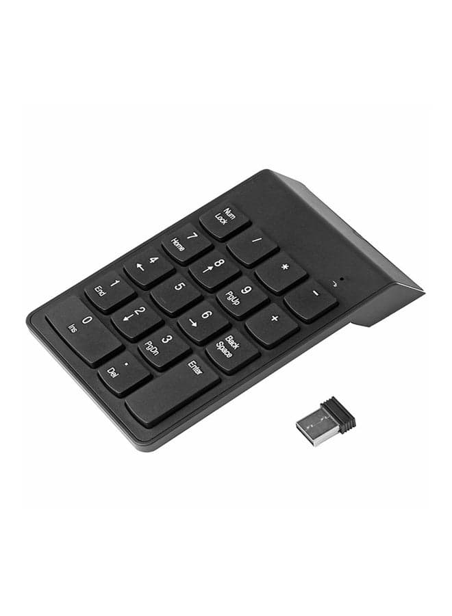 Wireless 2.4GHz Numeric Keypad Keyboard Black