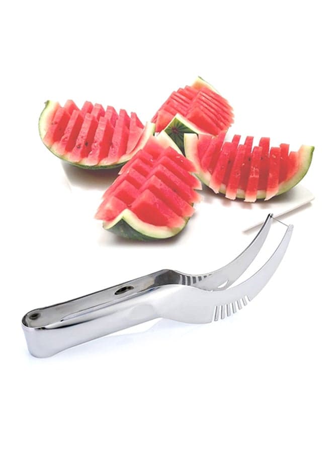 Stainless Steel Watermelon Slicer Silver 18x3x3cm