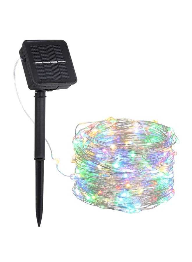 Solar Powered Copper Wire Fairy String Lawn Lamp Multicolour 20meter