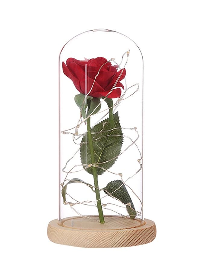Luminous Led Rose Glass Multicolour