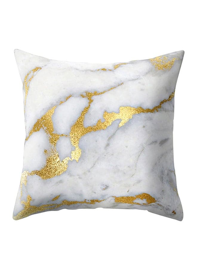 Marble Texture Throw Pillow Case Multicolour 45x45cm