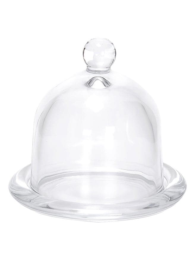 Glass Cupcake Saver Clear