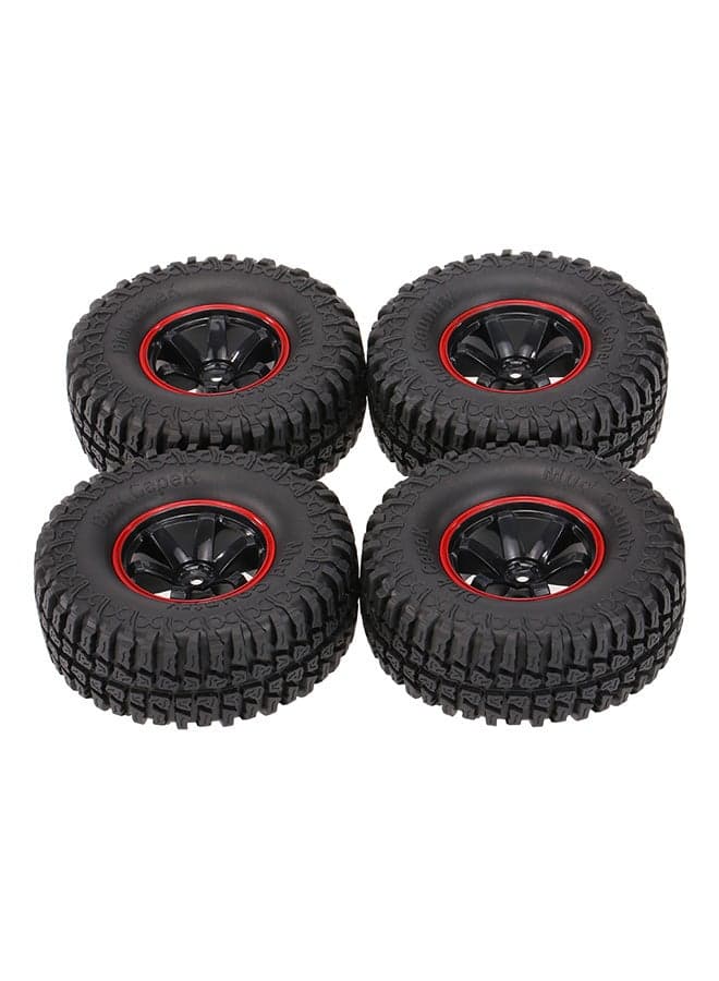 4-Piece Tires With Wheel Rim For RC Rock Crawler AX-3020B