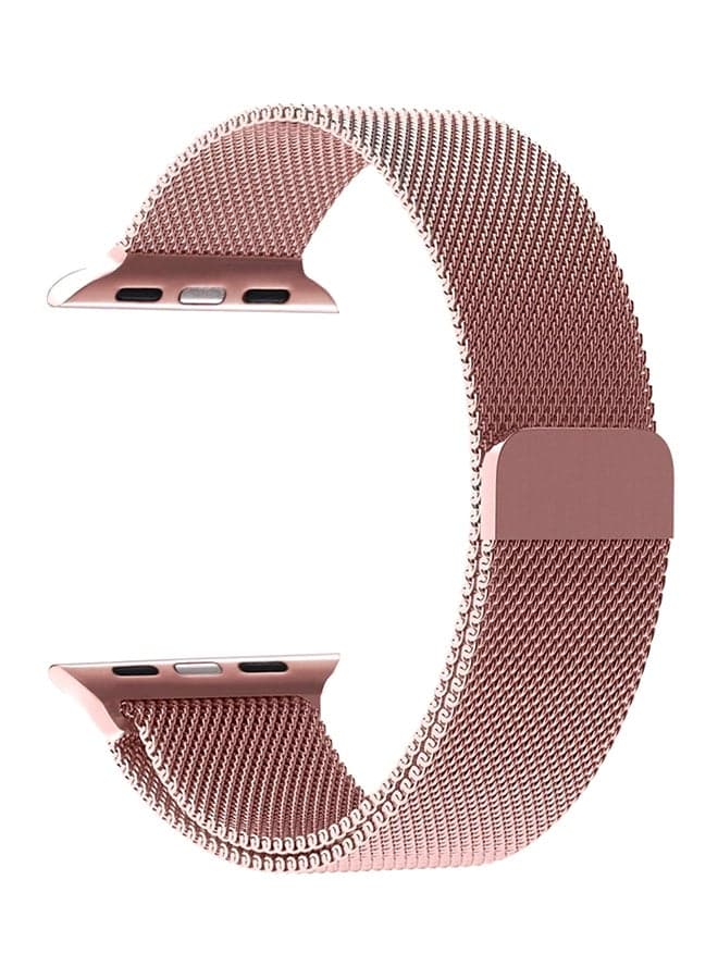 Wrist Band For Apple With 40 mm Rose Gold