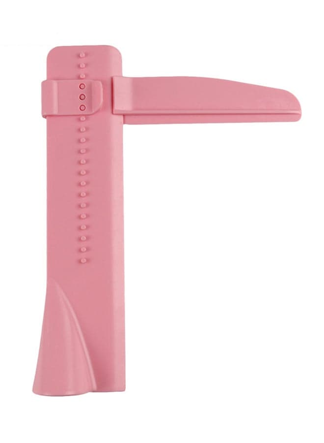 Adjustable Cake Side Smoother Scraper Pink 25cm