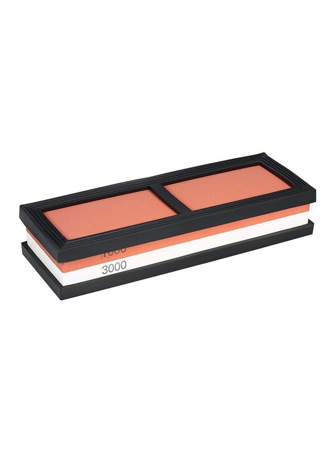 Grit Double Sides Knife Sharpening Stone Multicolour 19cm