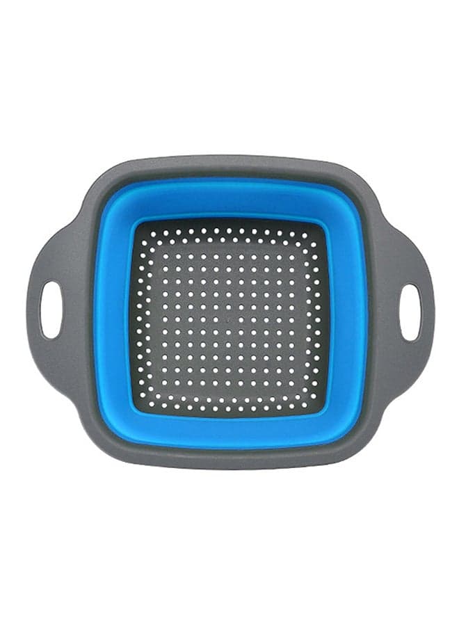 Square Draining And Storage Basket Multicolour 25cm