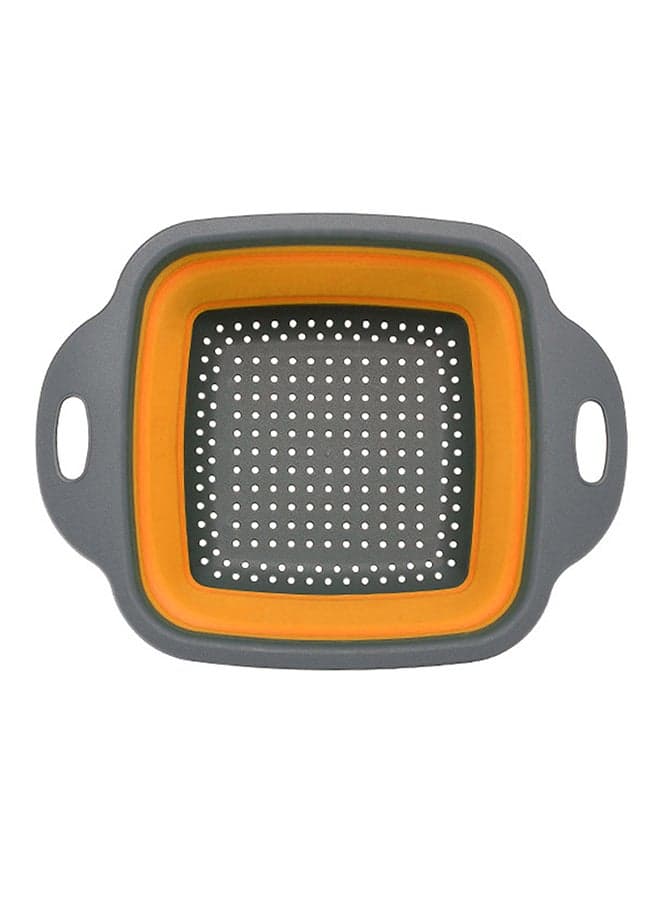 Square Draining And Storage Basket Multicolour 25cm