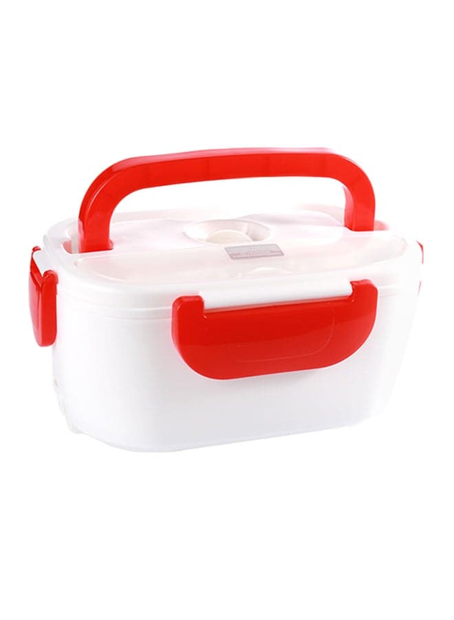 Multifunctional Breathable Electric Heating Lunch Box White/Red 620grams