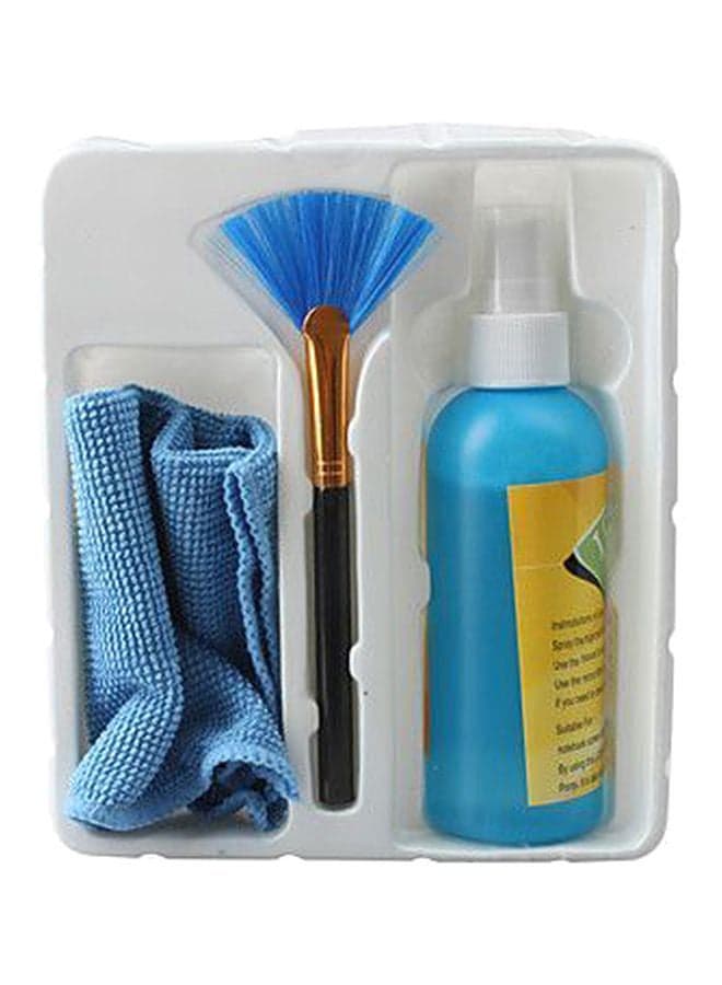 LCD Screen Cleaning Kit Blue/Black/White