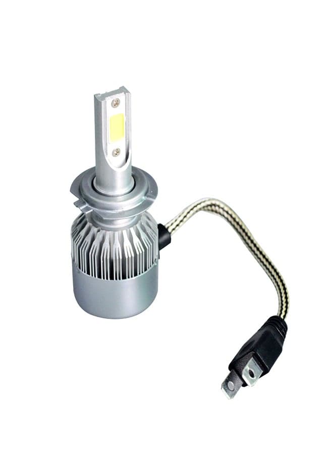 1Pcs Car LED Headlight LED Driving Light Headlamp Bulb All-in-one Conversion Kit H7 18W 6000K 3000LM
