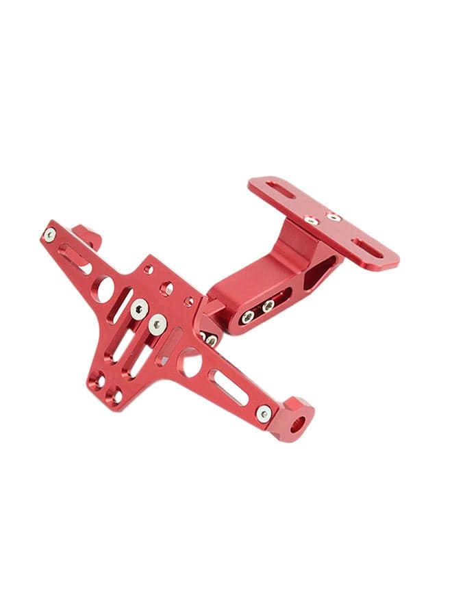 Universal Aluminum Alloy Motorcycle Adjustable Angle License Number Plate Frame Holder Bracket CNC