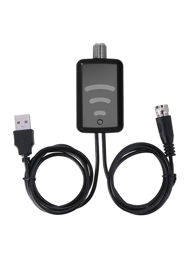 Aerial Digital HDTV Antenna With Signal Amplifier Booster V5190 Black