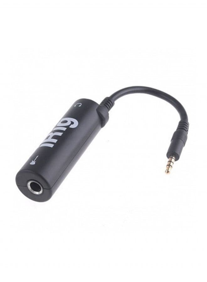 Guitar Plug Interface Adapter For iPad/iPhone Black