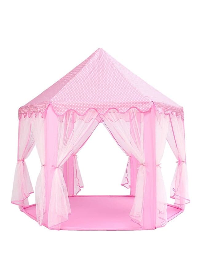 Portable Princess Castle Play Tent Lightweight Foldable Compact And Easy To Carry 140x140x135cm