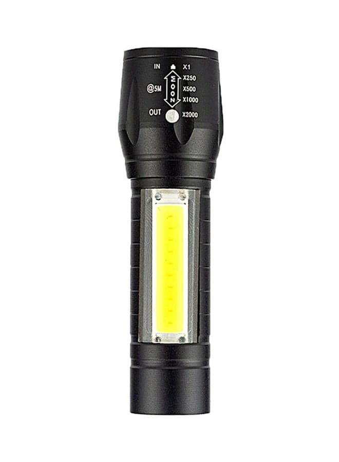 Multi-Functional USB Rechargeable COB LED Flashlight – Lightweight for Camping 0.05kg