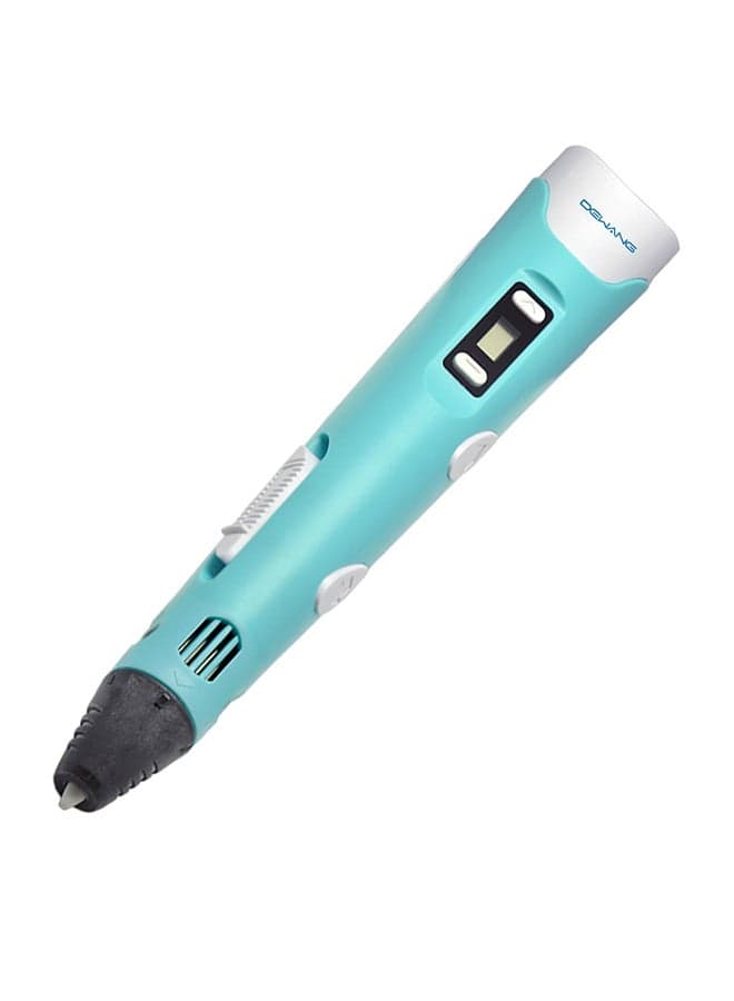 3D Printing-Pen With Adjustable Speed And Temperature (US Plug) Blue/White