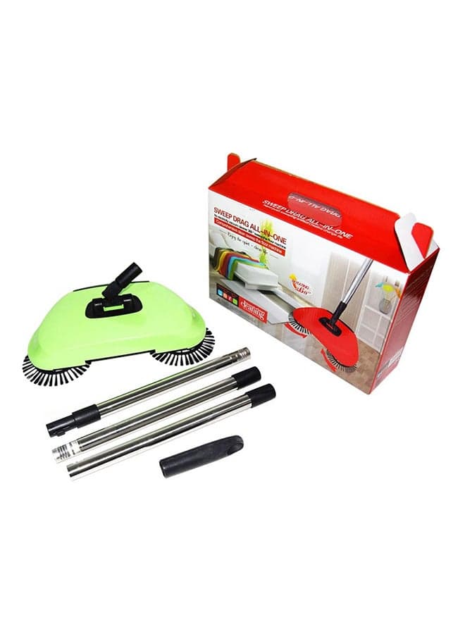 All- In- One Manual Sweeper Green/Silver 23x43x18cm