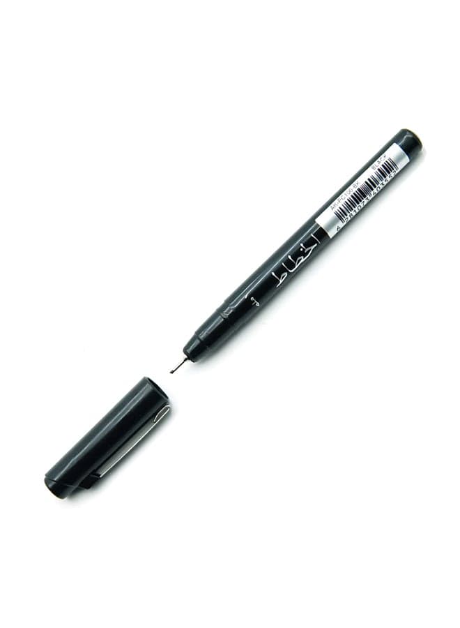 Barrel Body Arabic Calligraphy Pen Black